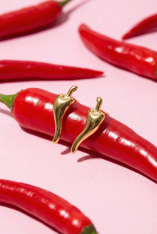 Bijoutheek Oorknoppen Chili Peper