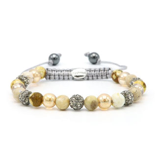 Karma Armband (Sieraad) Spiral Shine On xs (grey crystal)