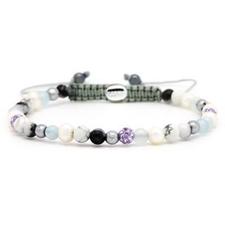 Karma Armband (Sieraad) Spiral Cool for the Summer xxs (lilac crystal)