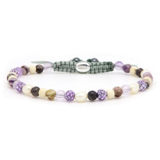 Karma Armband (Sieraad) Spiral VANIL XXS (Lavender crystal)