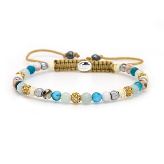 Karma Armband (Sieraad) Spiral Luna XXS (gold crystal)