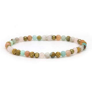 Karma Armband (Sieraad) Spiral Nala XXS Elastic (gold crystal)