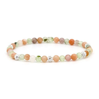 Karma Armband (Sieraad) Spiral Kyra XXS Elastic (white crystal)