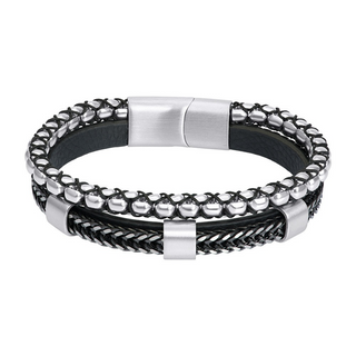 iXXXi Jewelry Herrenarmband Alex Black (LÄNGE: 21,5 cm)