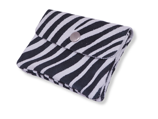 Kopen suede-zebra-zwart-wit Bijoutheek Portemonnee Leer Italiaans