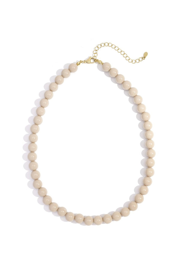 Bijoutheek Collier Kralen 10mm Statement