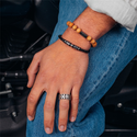 iXXXi Jewelry men's bracelet Alex Black (LENGTH: 21.5CM)