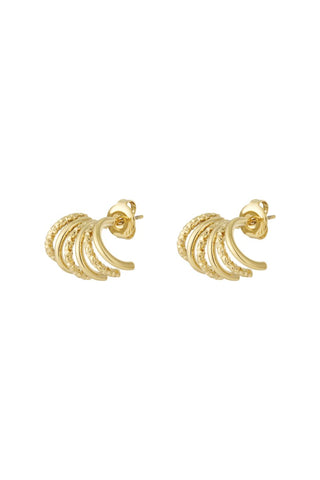 Bijoutheek Oorknoppen 6 Ringen Bewerkt