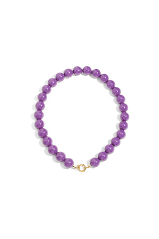 Kopen paars Bijoutheek Collier Statement Kralen 15mm