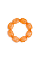 Bijoutheek Armband (Sieraad) Kralen Ovaal Plat