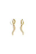 Bijoutheek Oorhangers Hete Peper Strass Steentjes