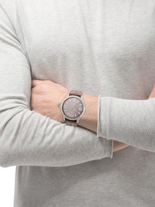Oozoo Herren-/Damenuhr-C1057 Grau (46 mm)