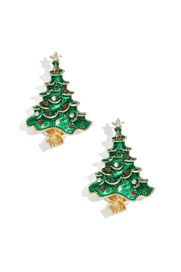 Bijoutheek Button Cover Kerst Kerstboom