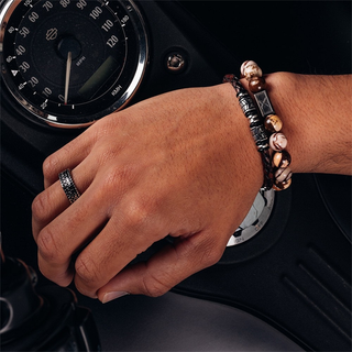 iXXXi Jewelry men's bracelet Alex Black (LENGTH: 21.5CM)
