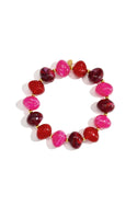 Bijoutheek Armband (Sieraad) Kralen Ei Vorm Elastisch Glitter