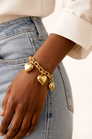 Bijoutheek Armband (Sieraad) Chunky Harten