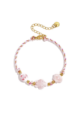 Bijoutheek Armband (Sieraad) Summer Vibe Touw Kralen Schildpad
