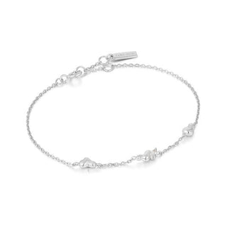 ANIA HAIE Taking Shape | Silver Twisted Wave Chain Bracelet