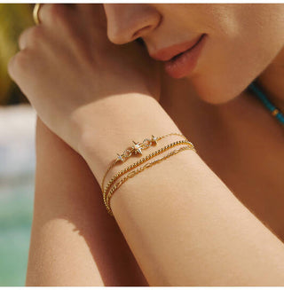 ANIA HAIE Chill Voyager | Gold Beaded Bracelet