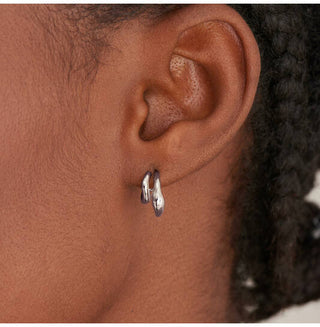 ANIA HAIE Making Waves | Wave Double Hoop Stud Earrings