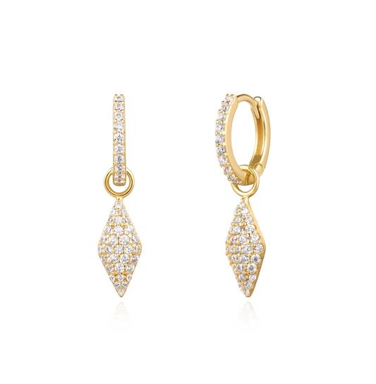 ANIA HAIE Dusk Divas Earrings | Pavé Sparkle Huggies
