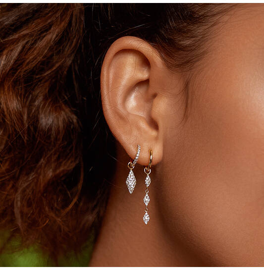 ANIA HAIE Dusk Divas Earrings | Pavé Sparkle Huggies