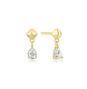 Ania Haie Tidal Abalone Crescent Huggie Earring (18x11MM)
