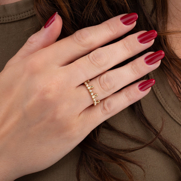 Melano Friends Unite Selina Ring Goldplated (52-60MM)