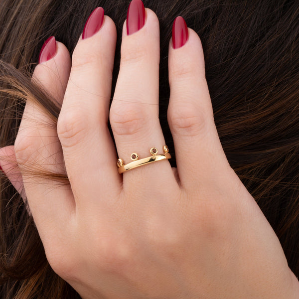 Melano Friends Unite Zita Ring Goldplated (52-60MM)