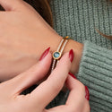 Melano Twisted Brilliant Halo Steentje (8mm)