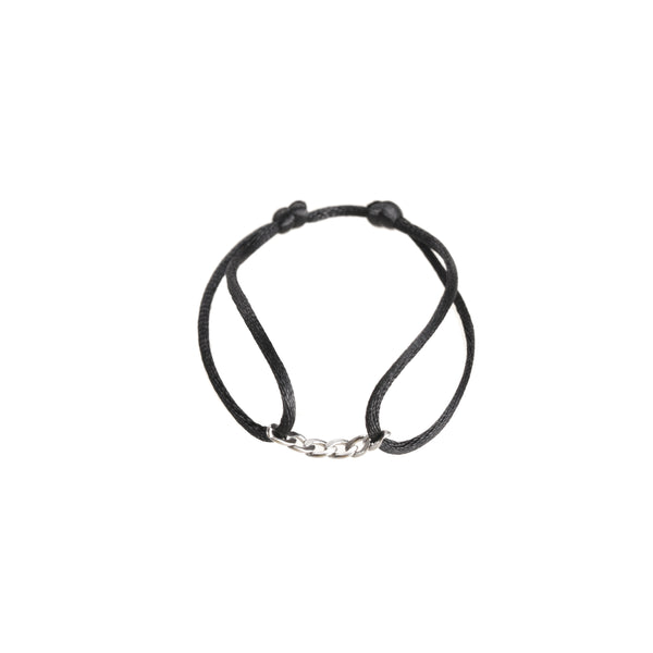 Go Dutch Label Bracelet link chain silver Purple