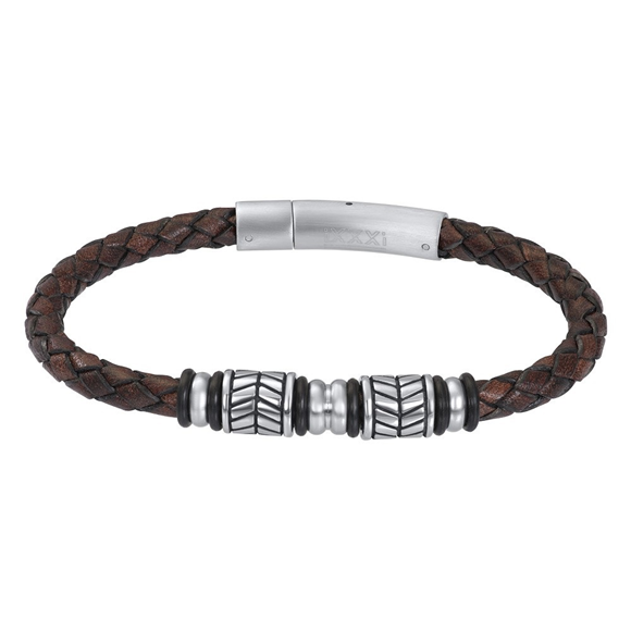 iXXXi Jewelry men's bracelet Alex Black (LENGTH: 21.5CM)