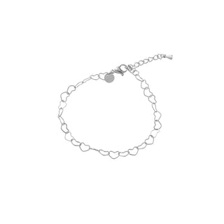 Koop silver Go Dutch Label Bracelet (Jewelry) open heart