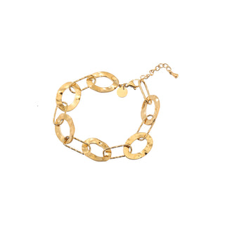 Go Dutch Label Armband (Sieraad) Flat Oval Link