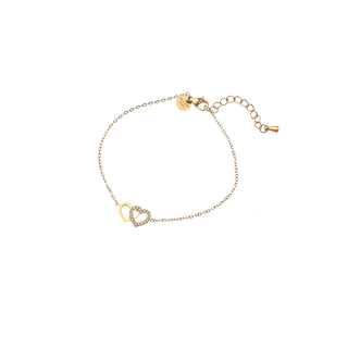 Go Dutch Label Armband (Sieraad) Double Hearts