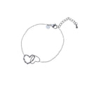 Go Dutch Label Armband (Sieraad) Sparkle Double Heart