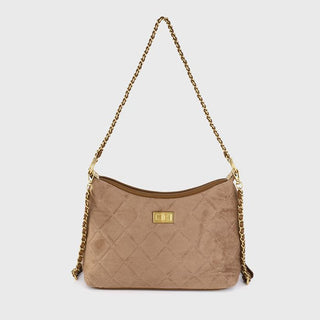 Kopen khaki Bijoutheek Tas Schouder Ruit Diamond Patroon