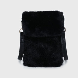 Kopen black Bijoutheek Tas Telefoon Faux Fur