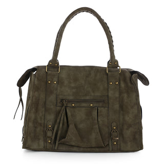 Kopen army-green Bijoutheek Tas Multi Pocket Bag Fringe Slierten City Bag Groot