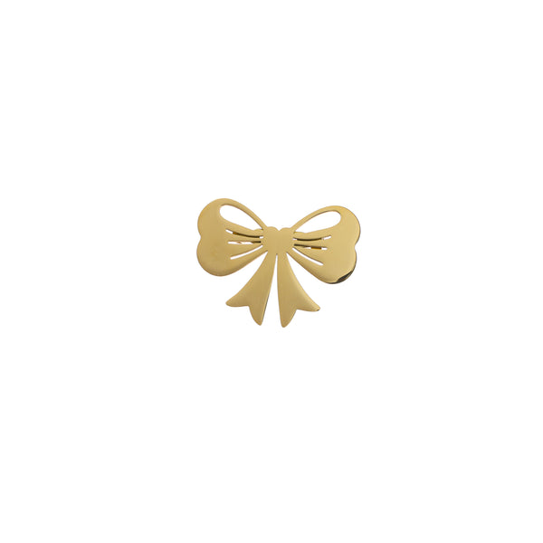 Go Dutch Label Bow Broche