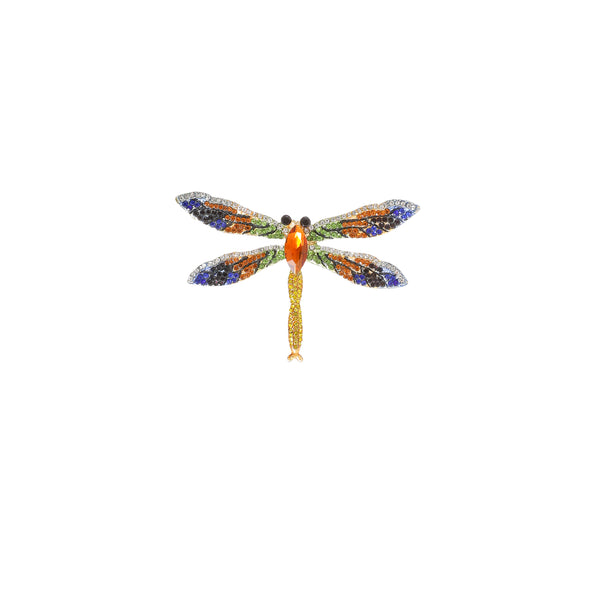 Go Dutch Label Broche Colourful Dragonfly