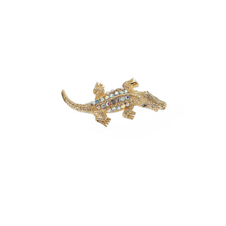 Go Dutch Label Crocodile Brooch