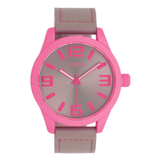 Oozoo Watch with leather strap (48mm)