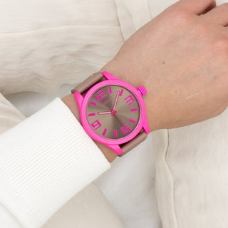 Oozoo Watch with leather strap (48mm)