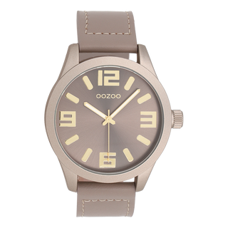 Oozoo Herren-/Damenuhr-C1057 Grau (46 mm)