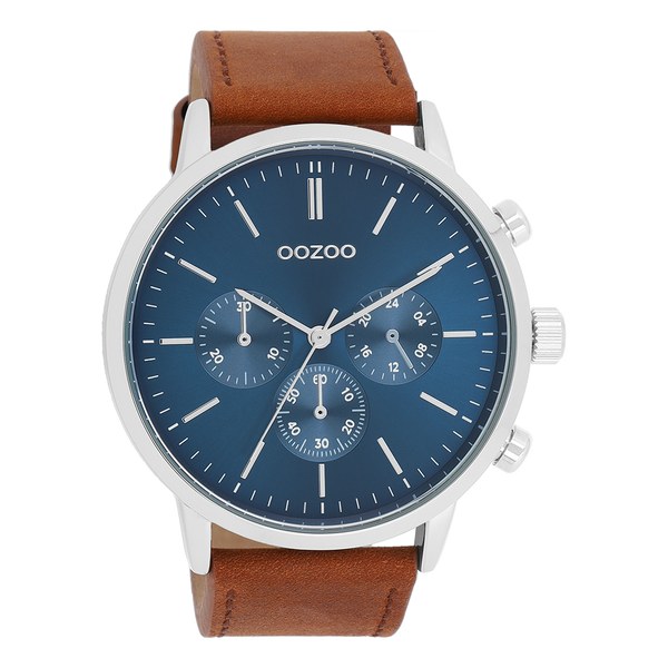 Oozoo Watch with leather strap (48mm)