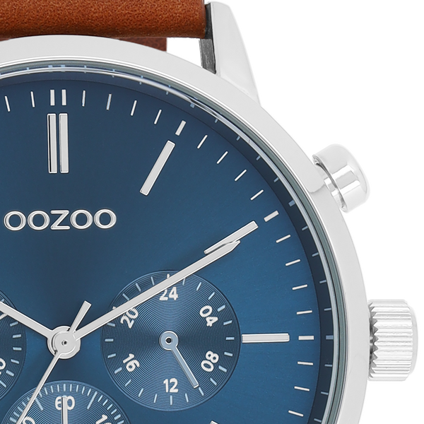Oozoo Watch with leather strap (48mm)
