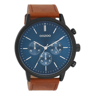 Oozoo Uhr mit Lederarmband (48 mm)