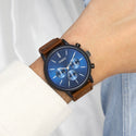 Oozoo Watch with leather strap (48mm)