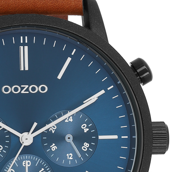 Oozoo Watch with leather strap (48mm)